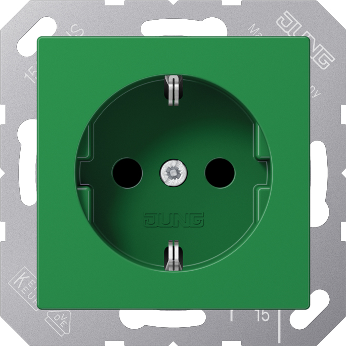 Jung SCHUKO-Steckdose 16A 250V A 1520 BF GN
