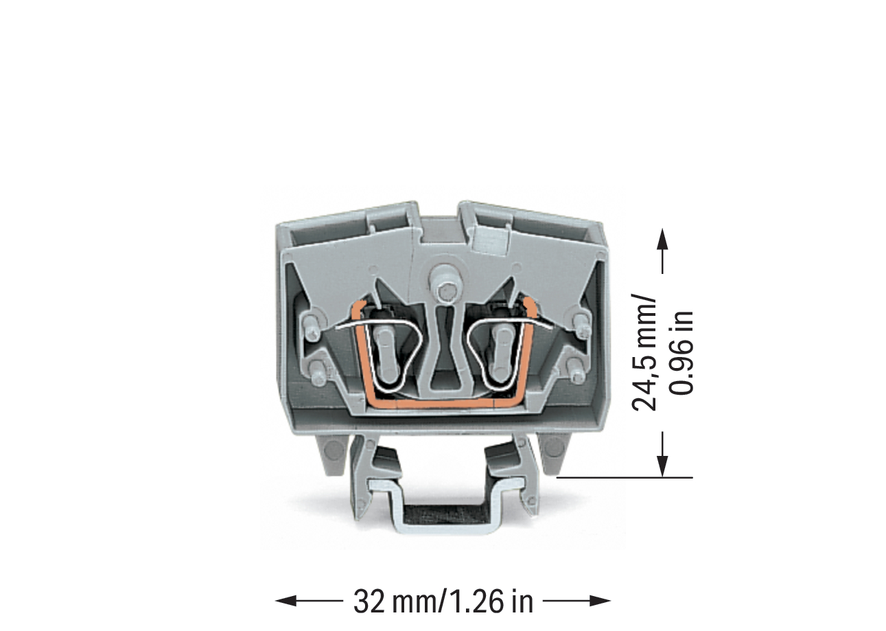 WAGO GmbH & Co. KG Durchgangsklemme gr 0,08-2,5qmm 264-701