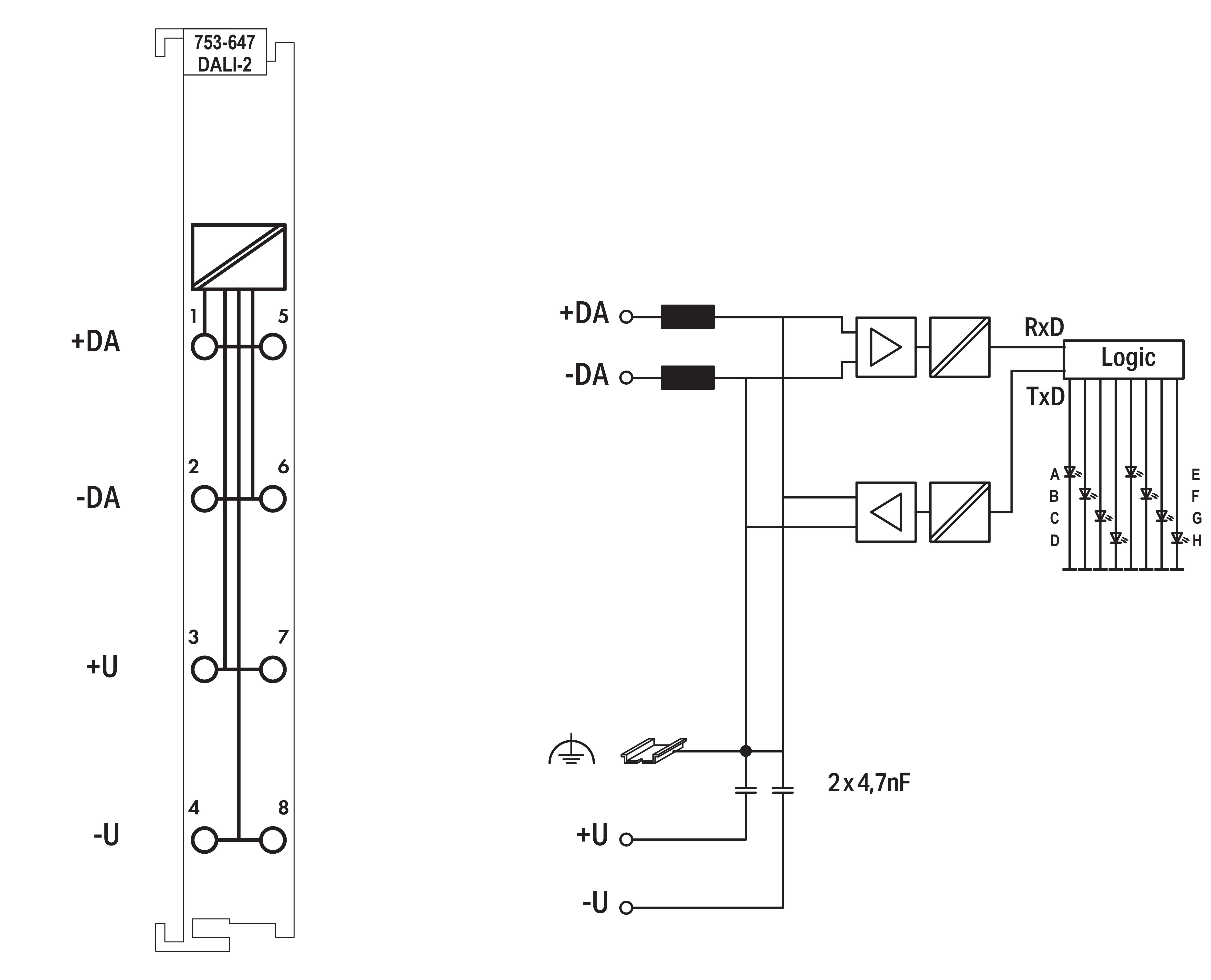 WAGO GmbH & Co. KG DALI-Multi-Master-Klemme  753-647