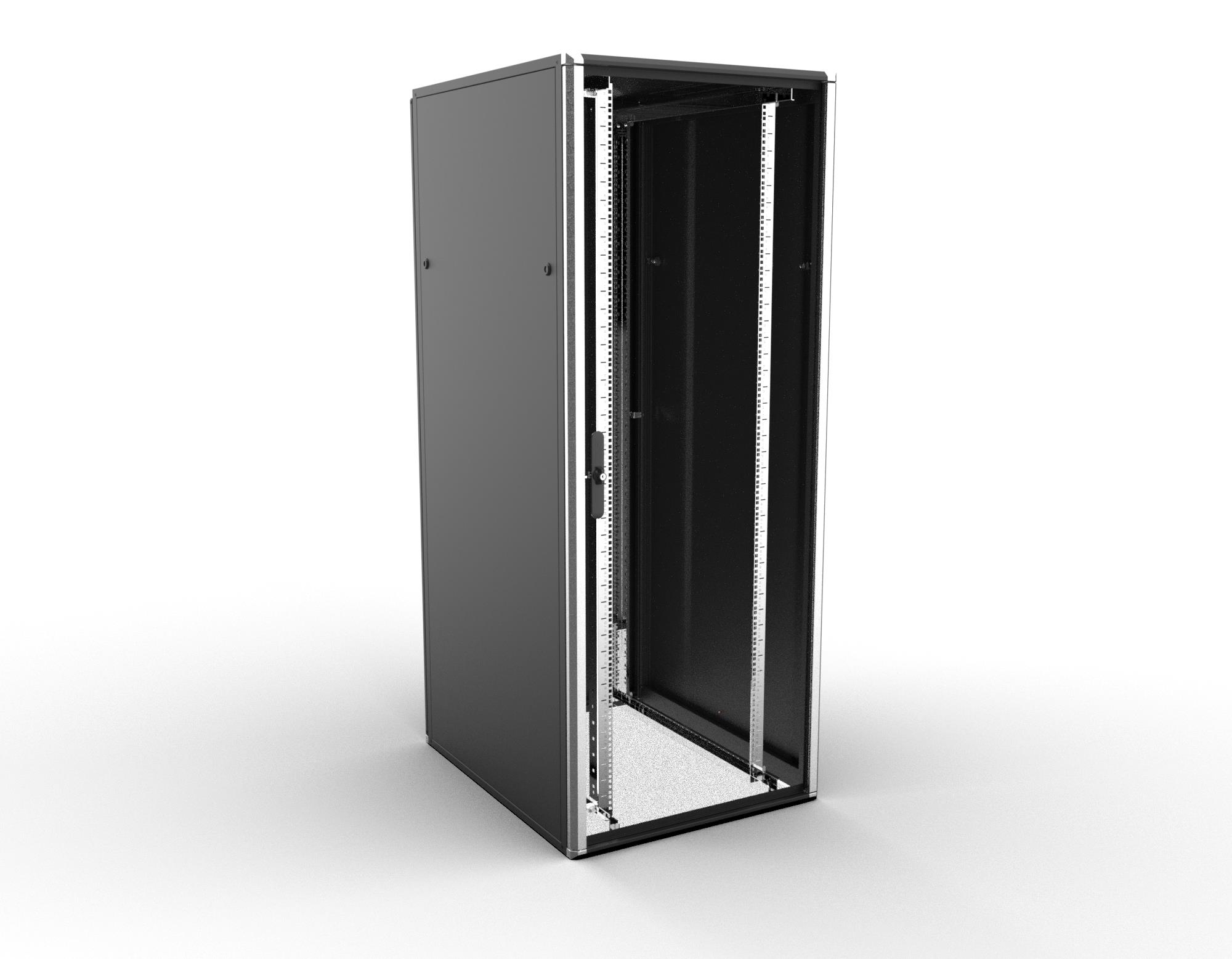 Enoc Basic 19" Standschrank 80x100x42HE sw F3 81020-S