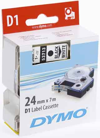 Newell Brands Schriftband 24mm/7m sw/ws 53713