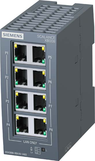 Siemens Dig.Industr. Scalance XB008 IE Switch 6GK5008-0BA10-1AB2