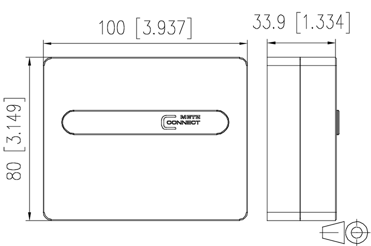 Metz Connect OpDAT ADT leer rws für 4xSC/2xLC-D 1501100000HC