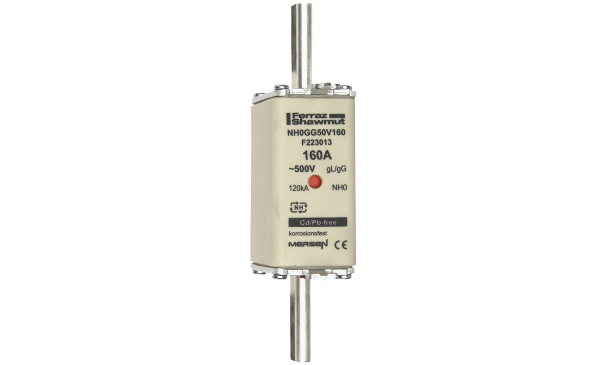 Mersen NH-Sicherungseinsatz SF Gr.0 gG 160A/500V KM NH0GG50V160