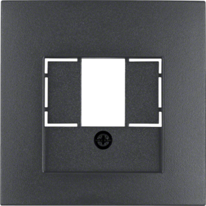 Berker Zentralstück anth/matt für TAE-Steckdose 10331606