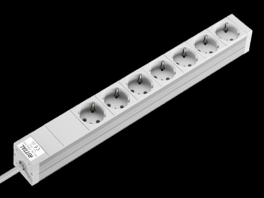 Rittal Steckdosenleiste o. Stecker, 7 Dosen DK 7240.210