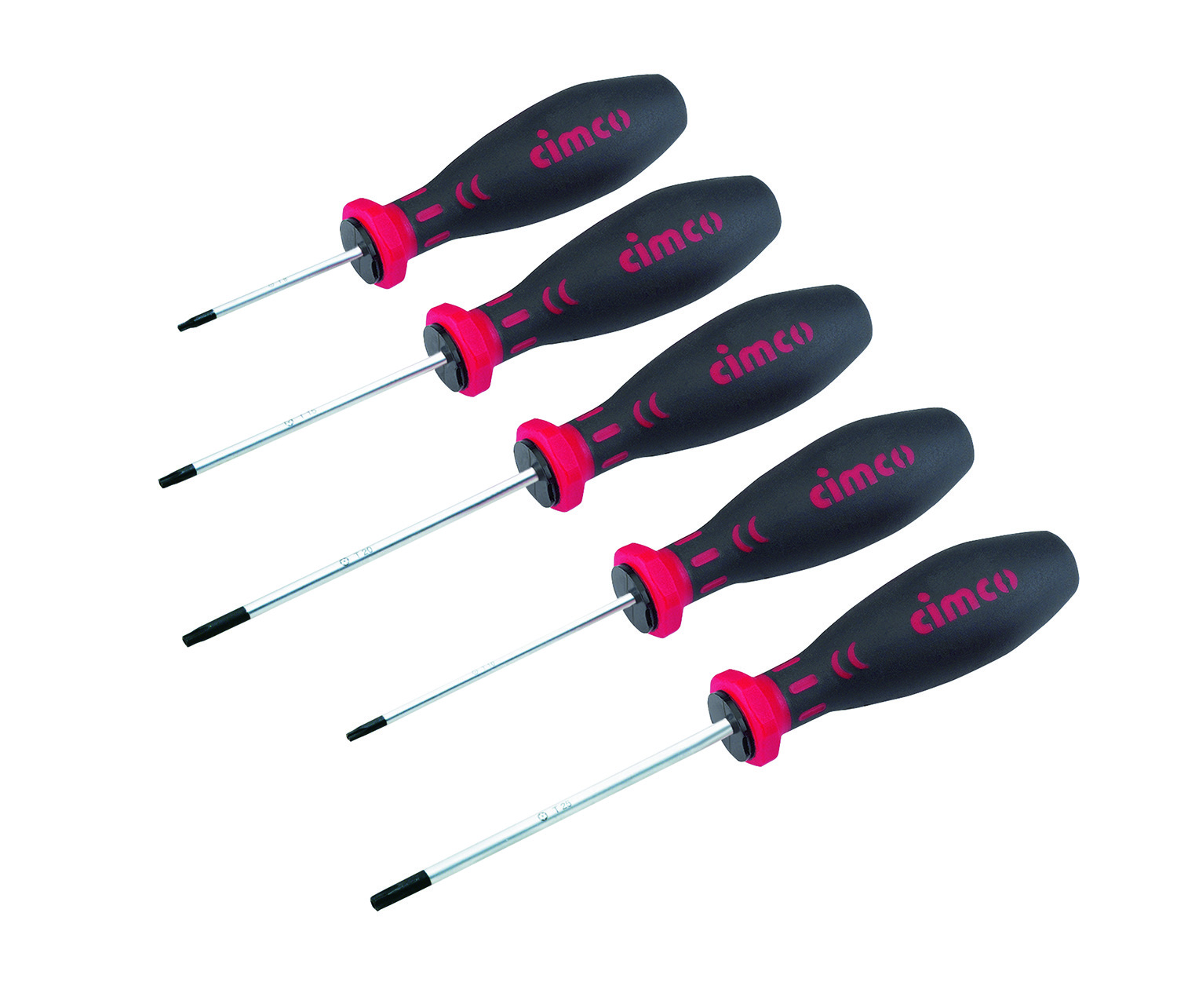 Cimco Werkzeuge 2K-6-rund-Schraubendr.Set 117300