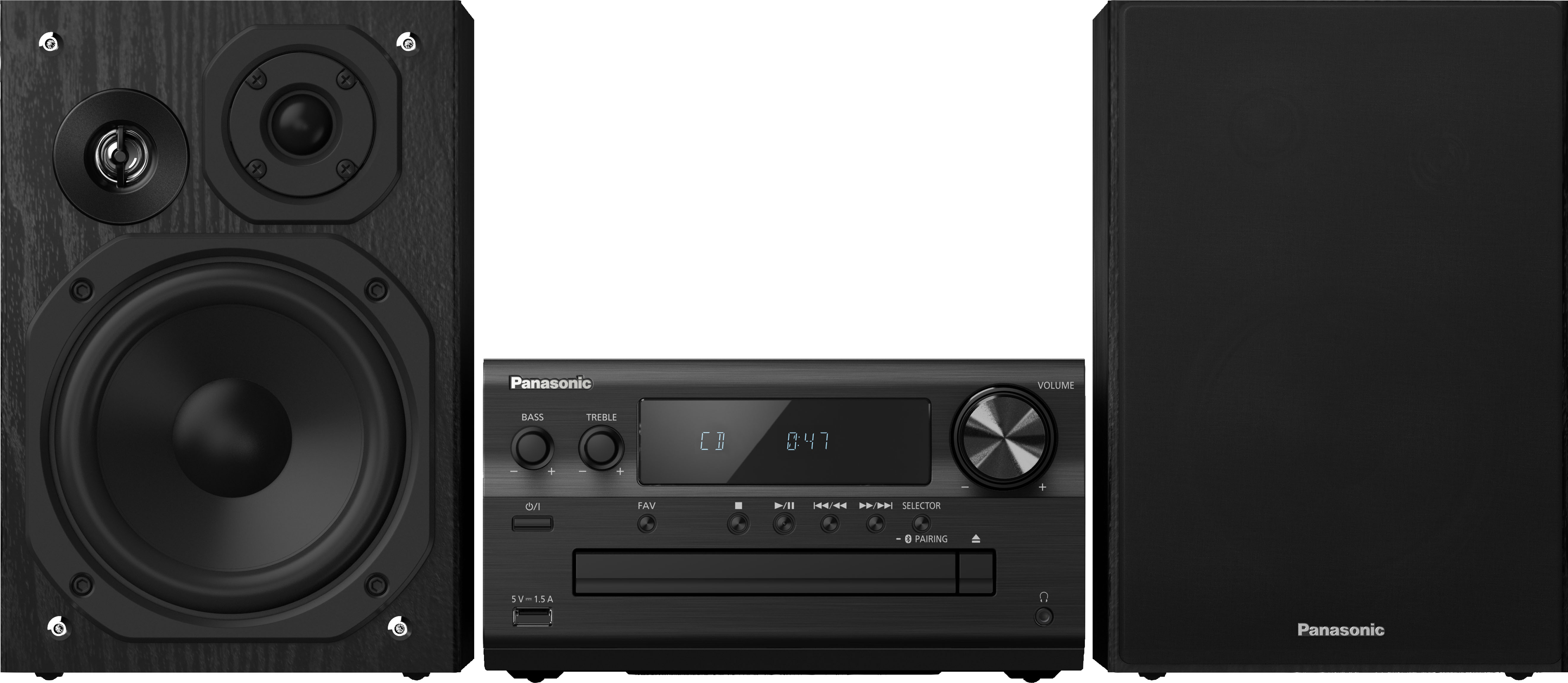 Panasonic Deutsch.CE Micro-HiFi-System DAB+ SCPMX802EK sw