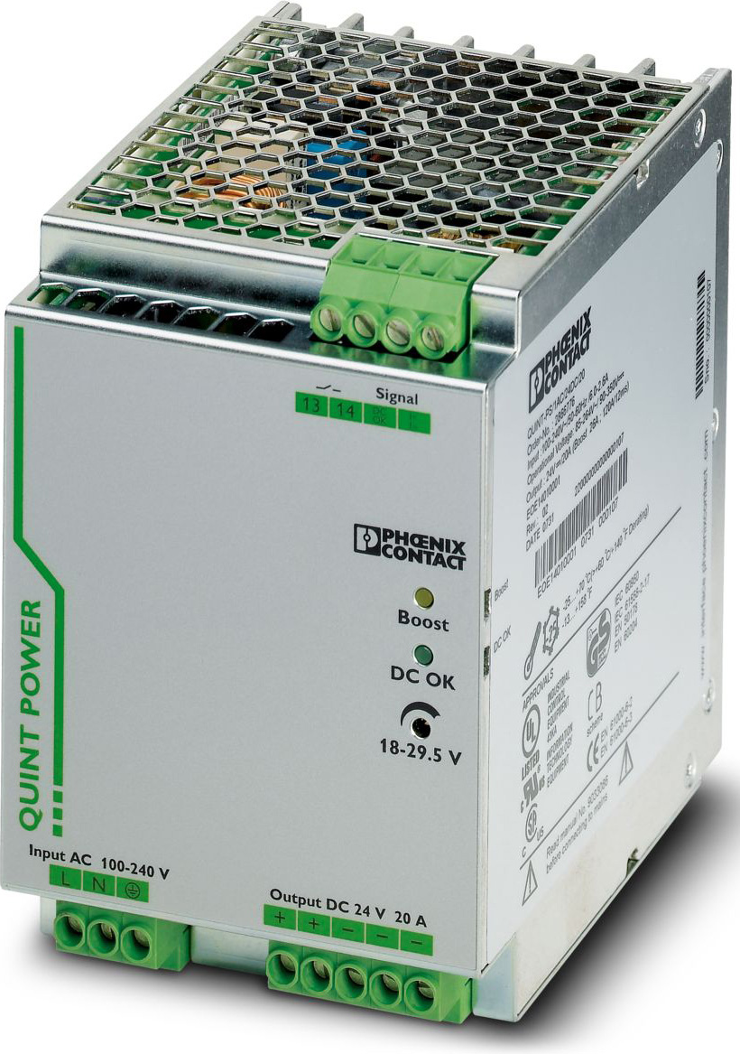 Phoenix Contact Stromversorgung primär getaktet 1-phasig QUINT-PS/1AC/24DC/20