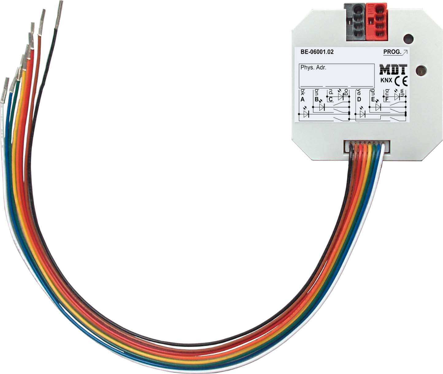 MDT technologies Tasterschnittstelle 6-fach UP, potentialfrei BE-06001.02