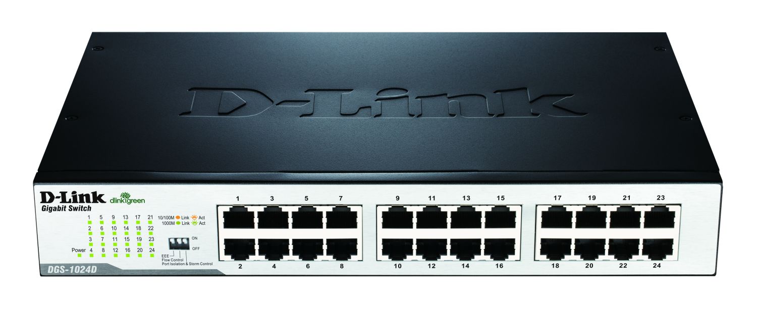 DLink Deutschland 24-Port Gigabit Switch 24x1000MbitTP DGS-1024D/E