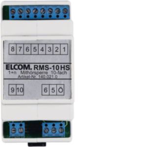 Elcom Mithörsperre für 10 Teilnehmer RMS-10 HS