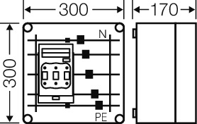 Hensel Sicherungsgehäuse 1x3xNH00 250A 5p. Mi 6226 Hensel Sicherungsgehäuse 1x3xNH00 250A 5p. Mi 6226
