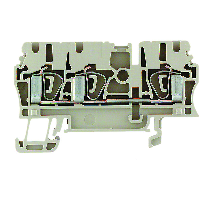 Weidmüller Durchgangsklemme 2,5qmm beige ZDU 2.5/3AN