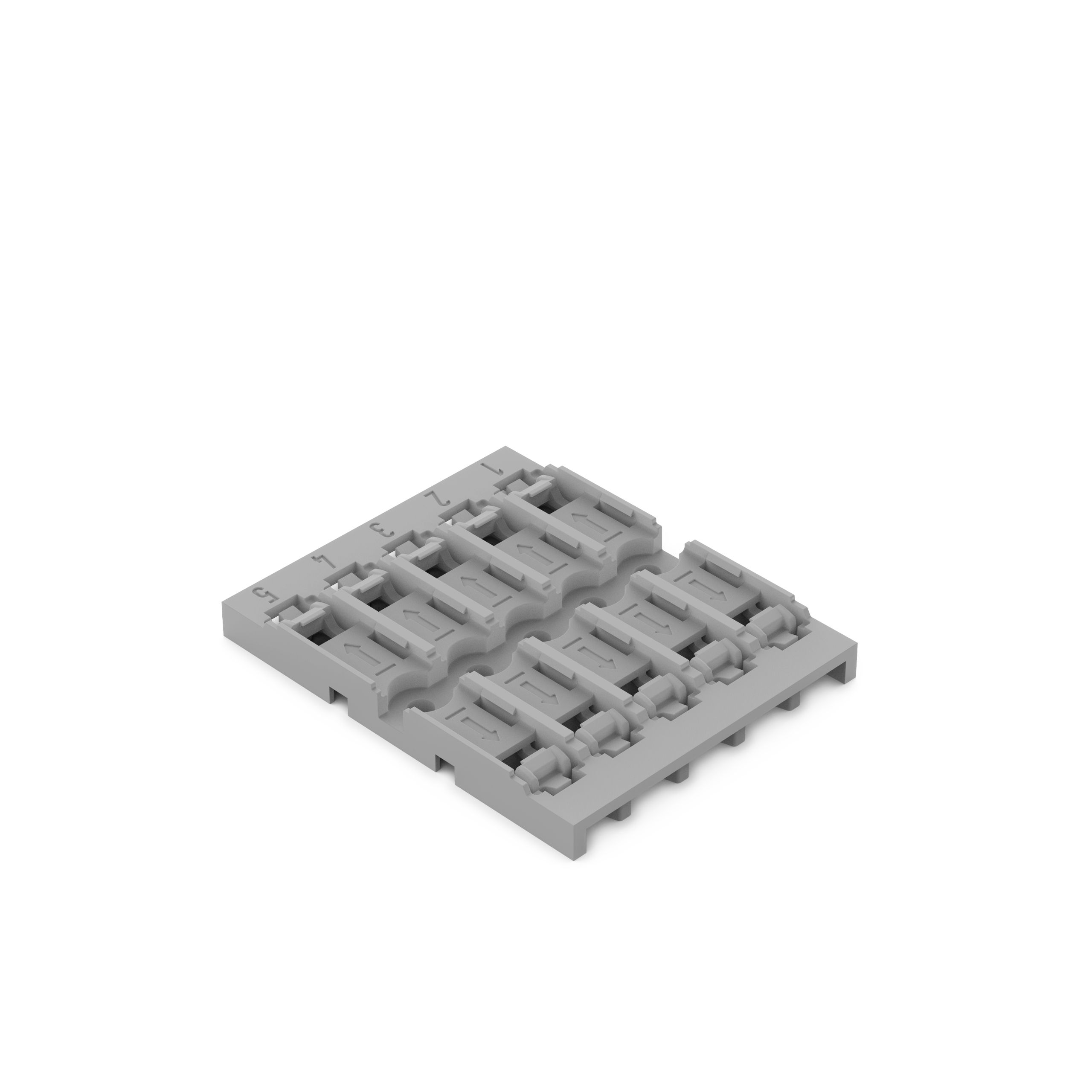 25 STK WAGO GmbH & Co. KG Befestigungsadapter 5-fach 221-2525