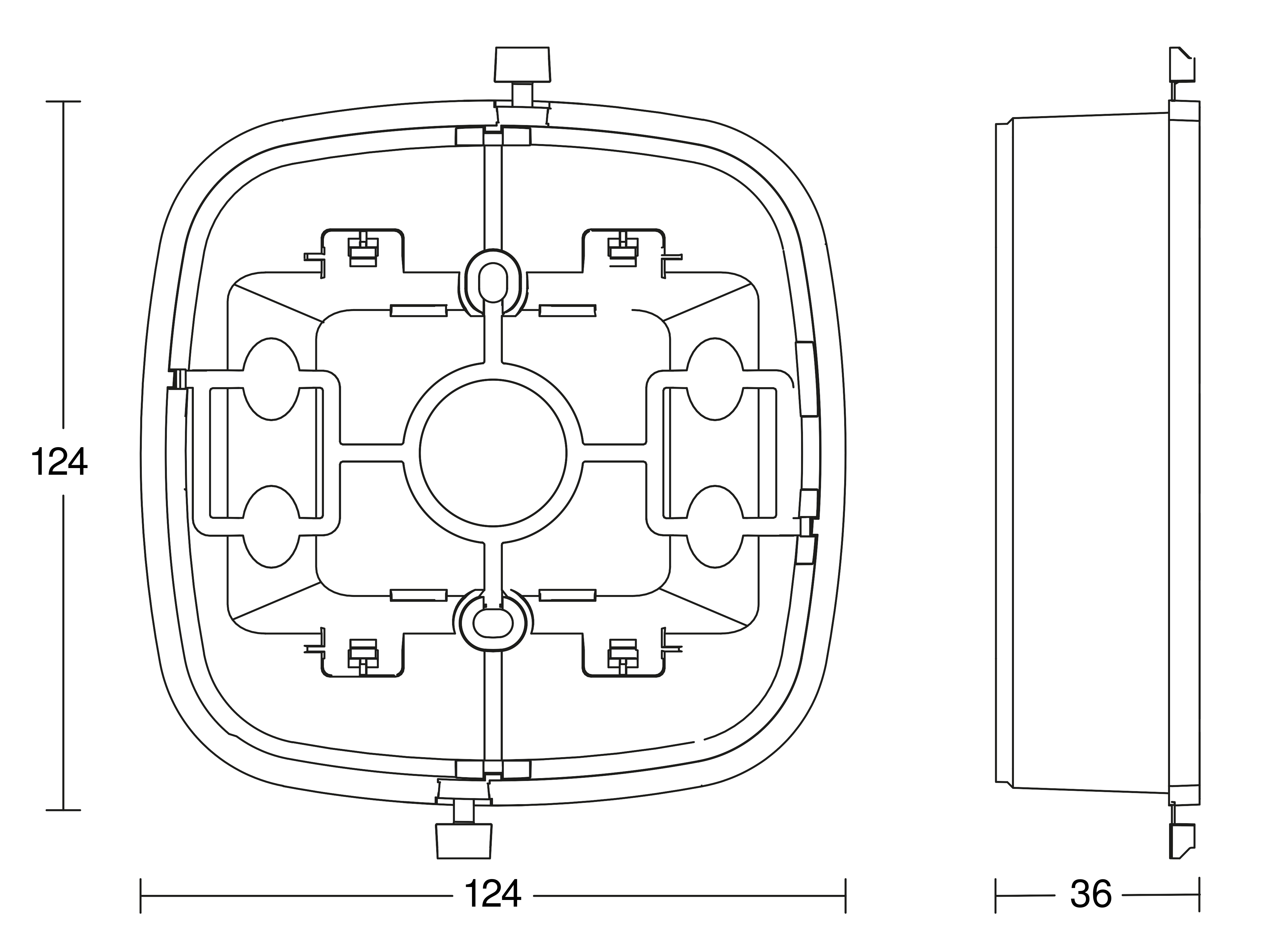 Steinel Aufputz-Adapter Control Pro IP54 000363