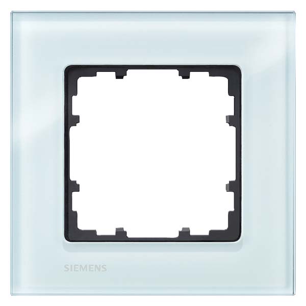 Siemens Dig.Industr. miro Glas Rahmen kristallgrün, 1-fach 5TG1201