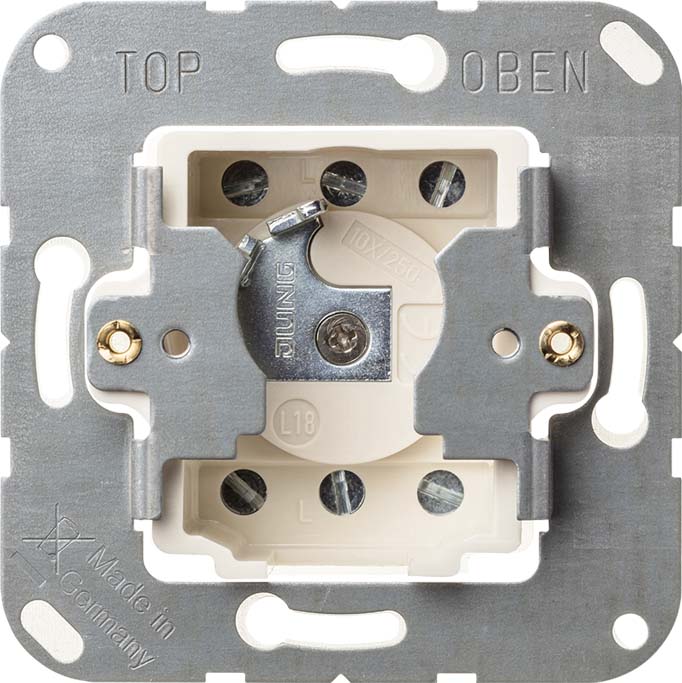 Jung Schlüsselschalter 10AX 250V 2-pol. 104.28