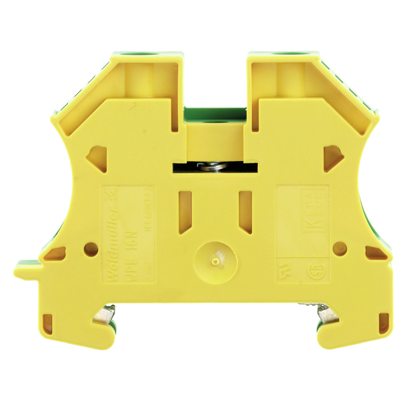 Weidmüller Schutzleiterklemme 56x12x47mm WPE 16N