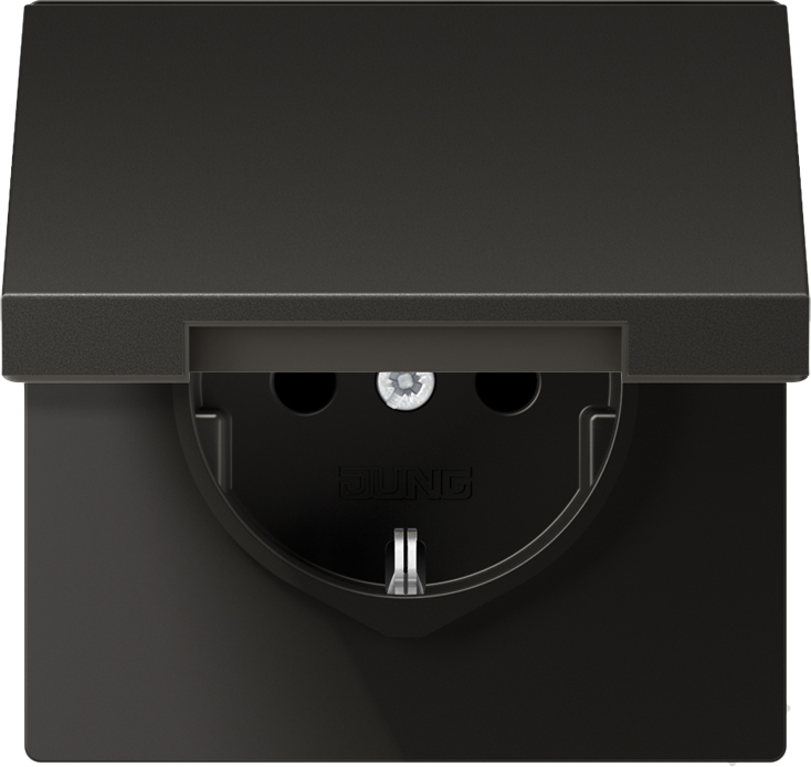 Jung SCHUKO-Steckdose 16A 250V Klappdeckel AL 1520 KIKL AN