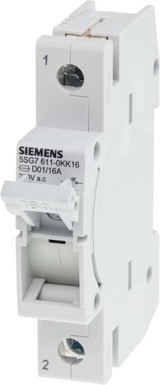 Siemens Dig.Industr. Minized 16A 230/400V 1P 5SG7611-0KK16