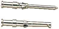 100 STK Harting Stiftkontakt 0,5qmm 09150006103
