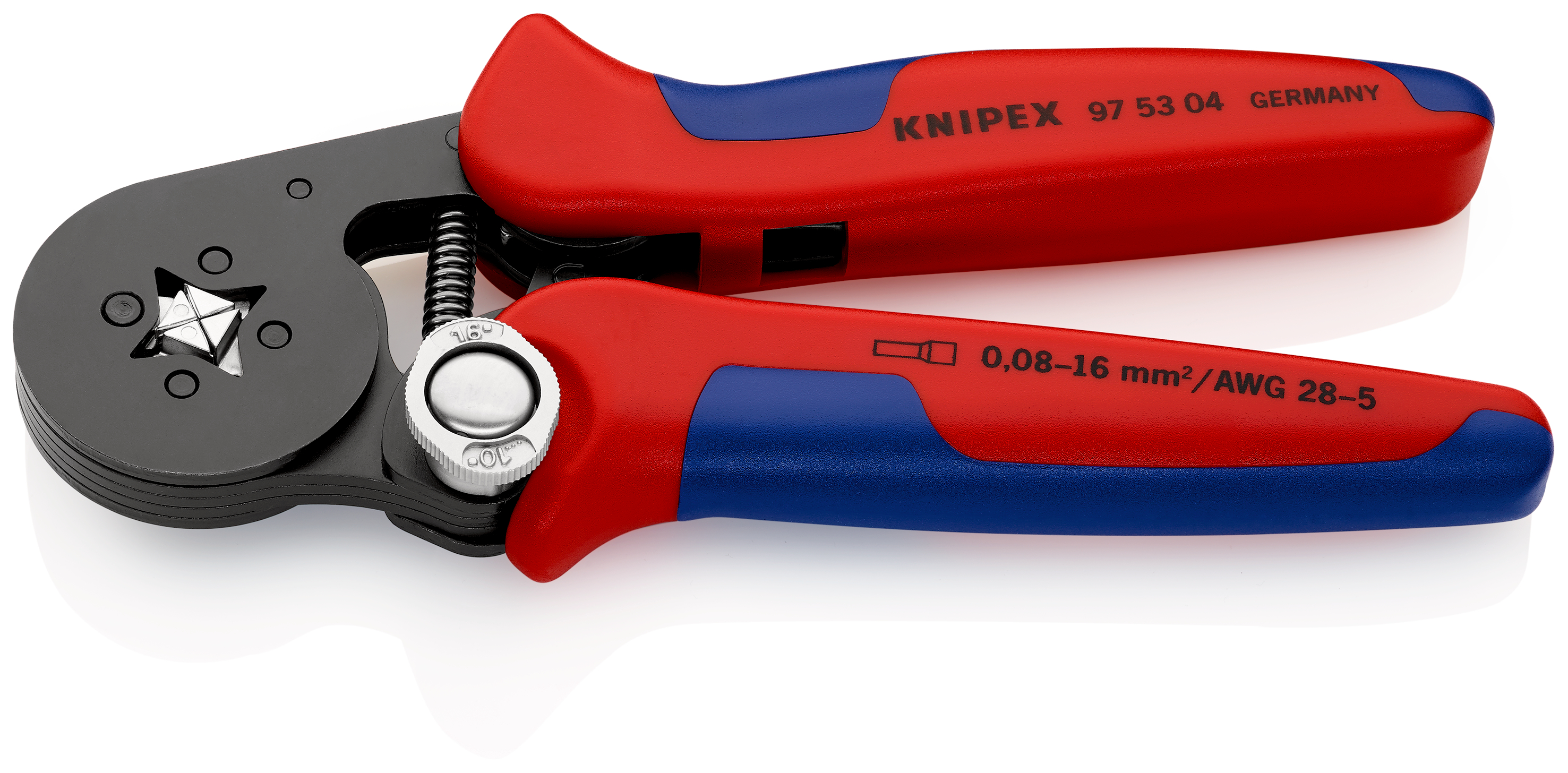 Knipex-Werk Crimpzange f.Aderendh. 180mm 97 53 04 SB