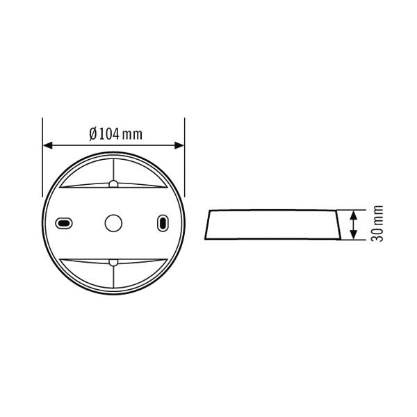 ESYLUX ESYLUX AP-Dose-C ws IP 20 COMPACT #EP10425370
