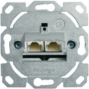 Telegärtner AMJ45 8/8 Up/0 Cat.6A ohne Z-Pl. 100022956