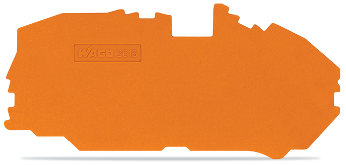 WAGO GmbH & Co. KG Abschlussplatte orange 2016-7692