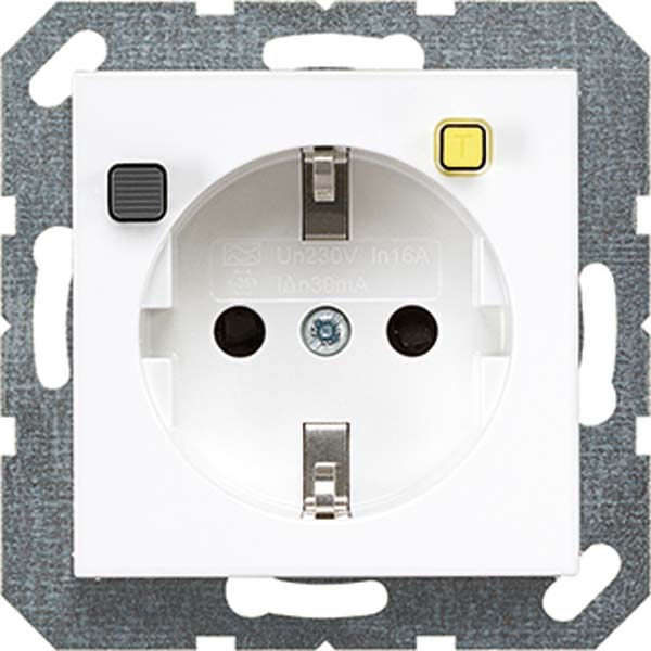 Jung FI-SCHUKO-Steckdose aws 16A 250V A 5520.30 WW