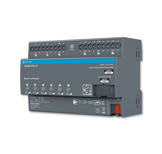 Busch-Jaeger Dimmaktor 6-fach REG DA/M.6.210.2.11