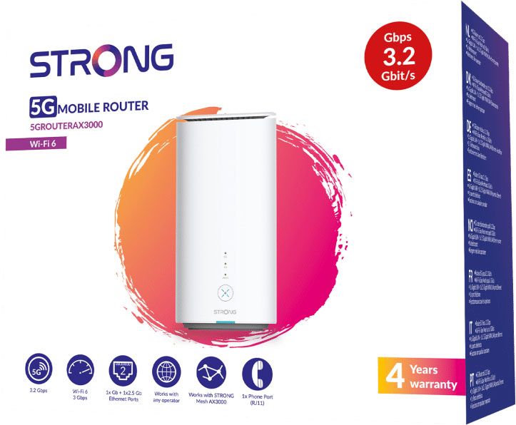 Strong 5G Router LTE max.3,2Gbit/s 5GROUTERAX3000