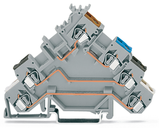 WAGO GmbH & Co. KG Initiatorenklemme 0,05-2,5mmq grau 280-580