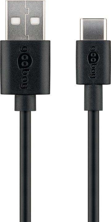 Wentronic Sync/Ladekabel 2m,max.480 Mbit/s,sw 59122