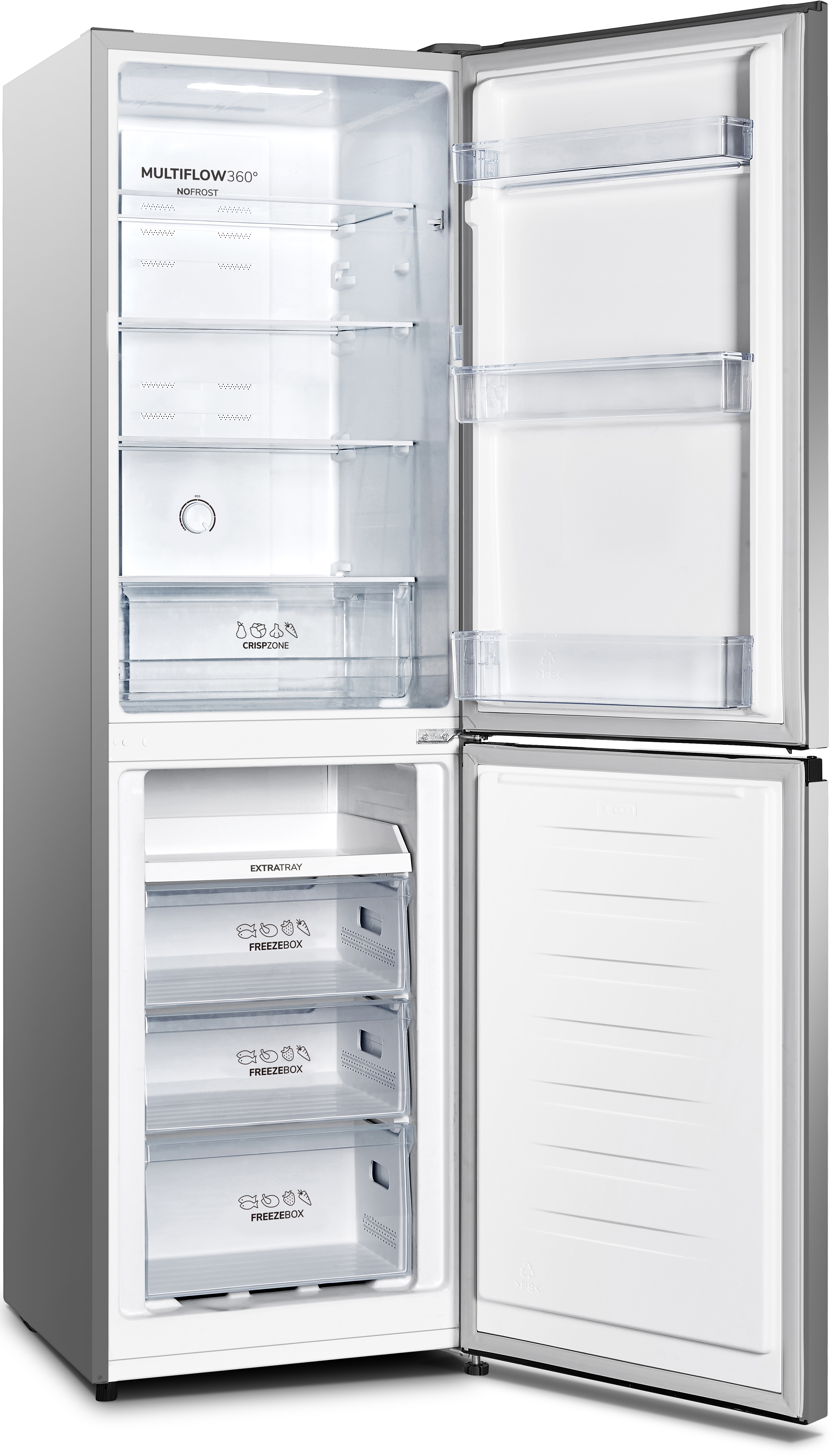 Hisense Gorenje DA Kühl/Gefrierkombi B55cm,NoFrost,si NRK418ECS4