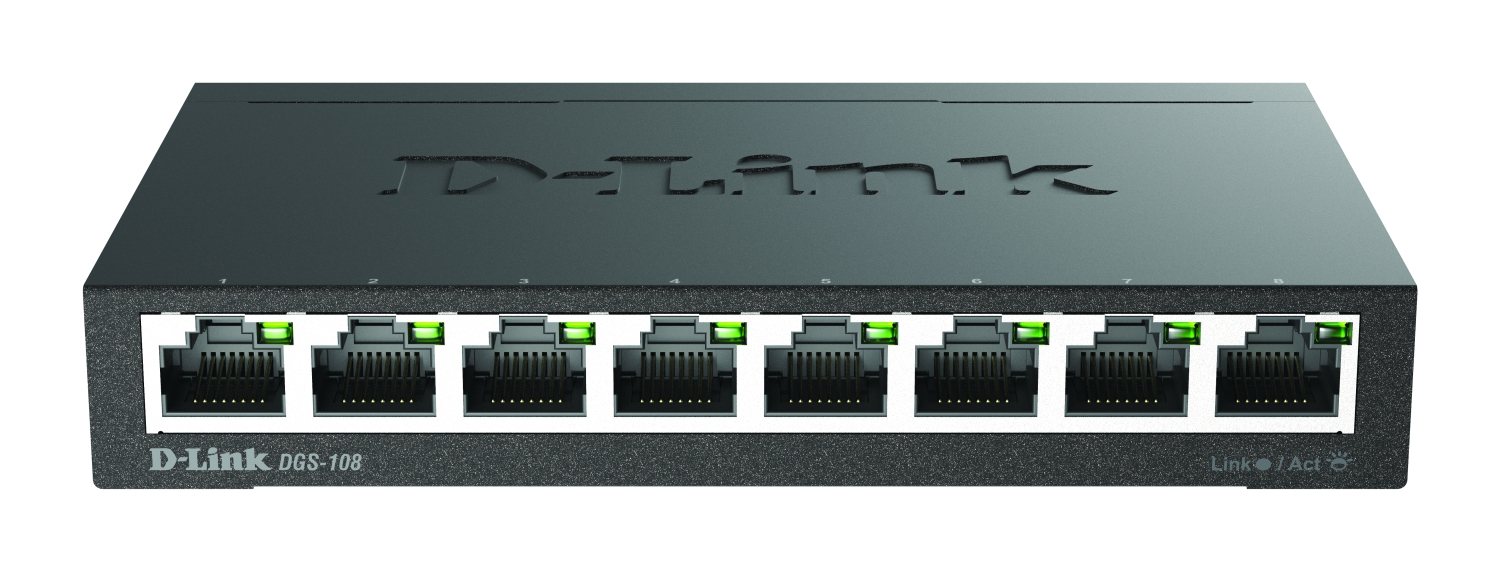 DLink Deutschland Gigabit Switch 8-Port Layer 2 DGS-108/E