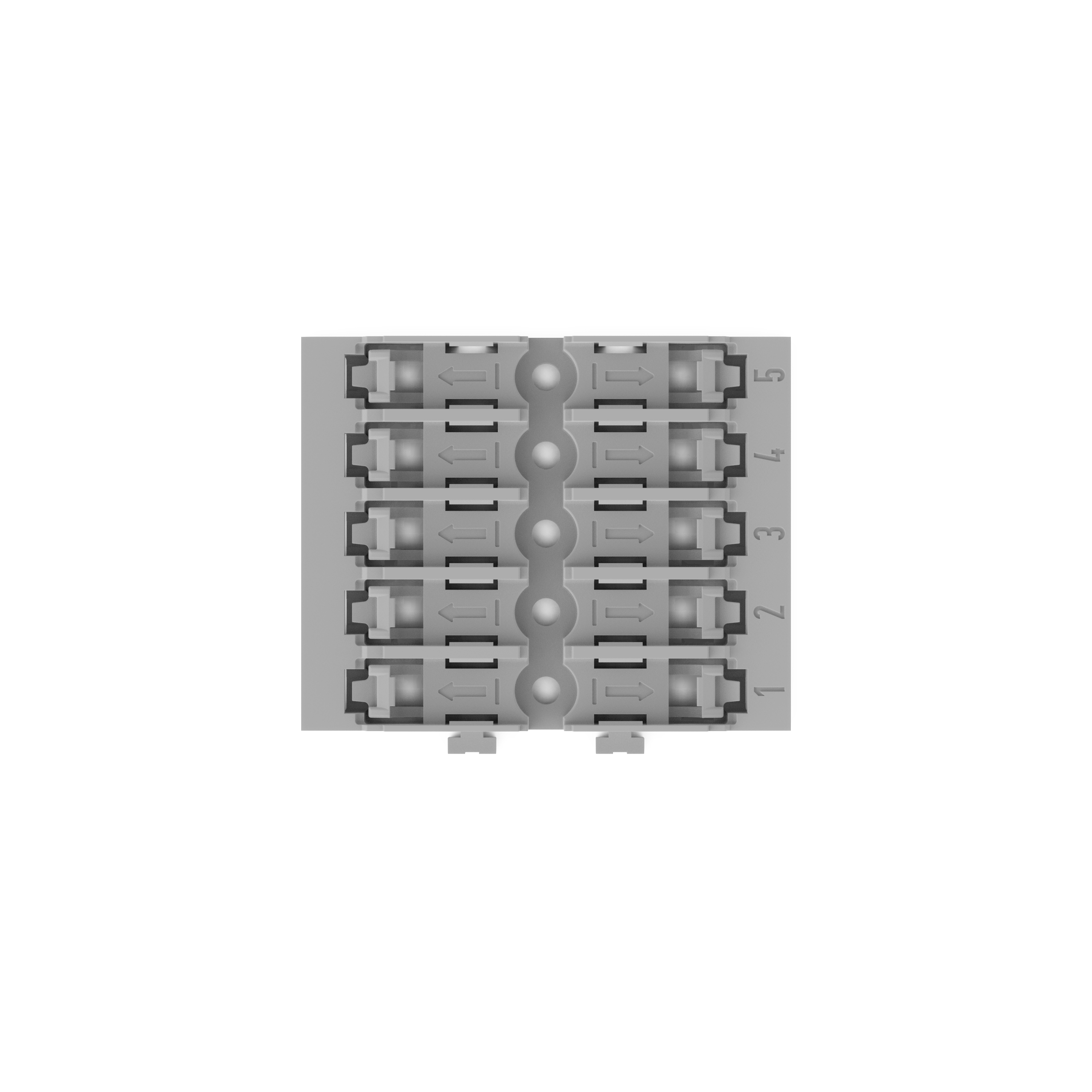 25 STK WAGO GmbH & Co. KG Befestigungsadapter 5-fach 221-2525