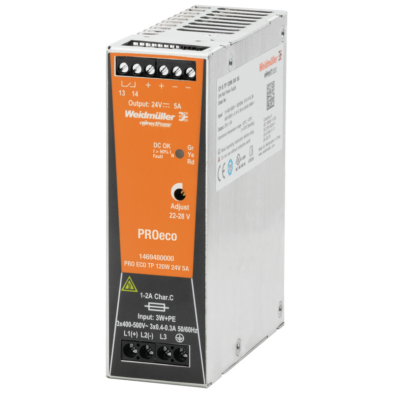 Weidmüller Schaltnetzgerät  PRO ECO 120W 24V 5A