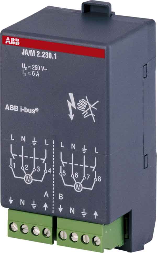ABB Stotz S&J Jalousieaktormodul 230V AC JA/M2.230.1
