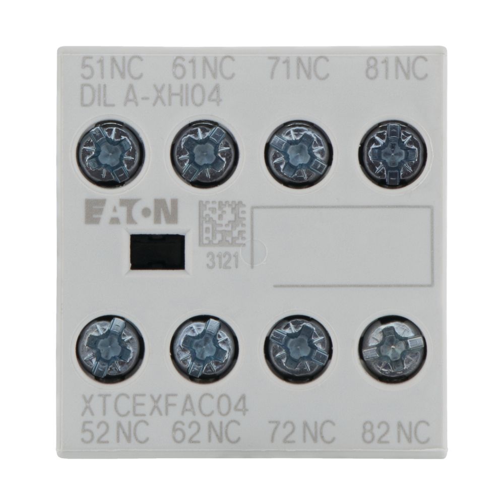 Eaton (Moeller) Hilfsschalterbaustein 4p. 0S4Ö DILA-XHI04 Eaton (Moeller) Hilfsschalterbaustein 4p. 0S4Ö DILA-XHI04