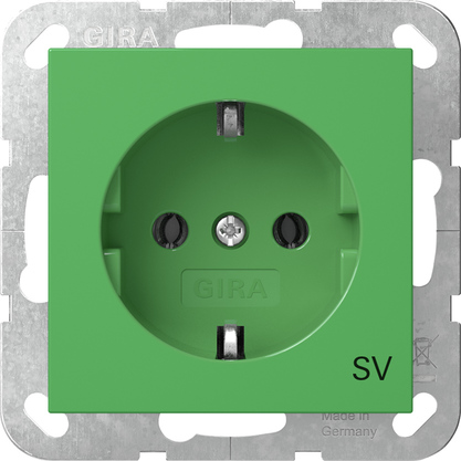 Gira Steckdose SV Grün 4188107