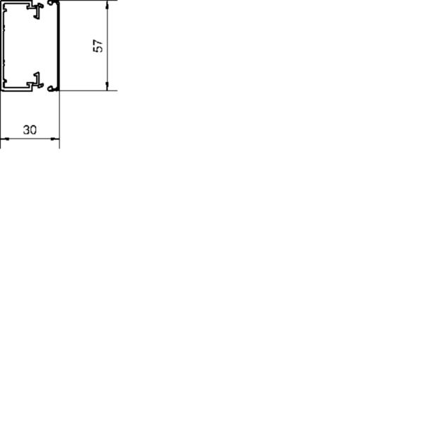 2 M Tehalit Leitungsführungskanal LF 30x60mm vw LF3006009016