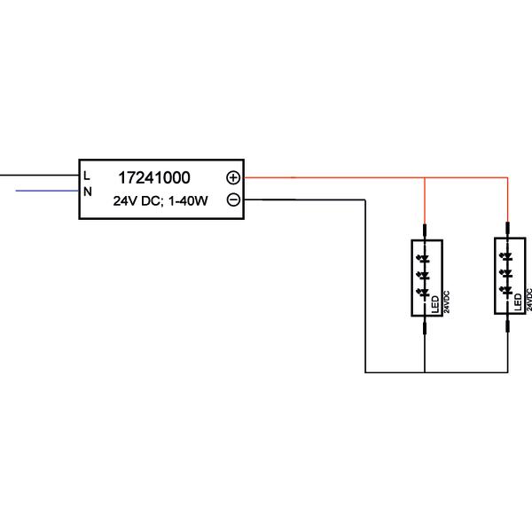 Brumberg Leuchten LED-Netzgerät 1-40W 24V IP20 schaltbar 17241000