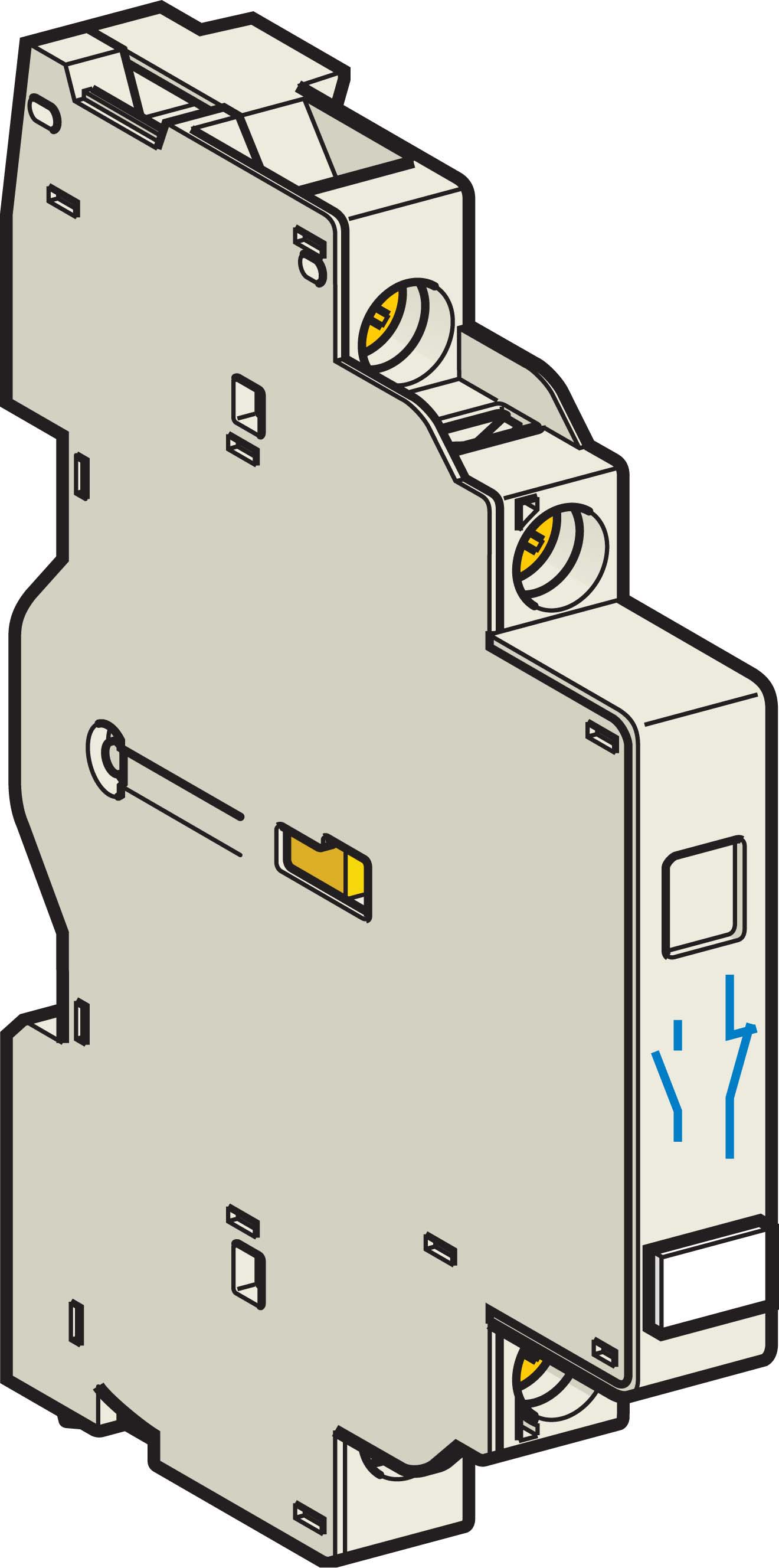 Schneider Electric Hilfsschalter 1S1Ö Anbau GVAN11