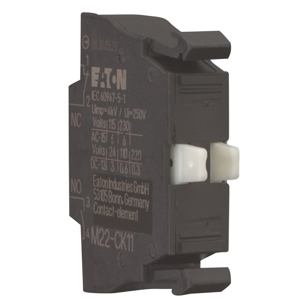 Eaton (Moeller) Kontaktelement 1S,1Ö Front M22-CK11 Eaton (Moeller) Kontaktelement 1S,1Ö Front M22-CK11