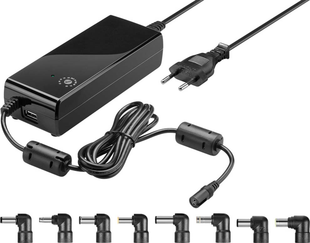 Wentronic Notebook-Netzteil NTS 81W multi USB 55001