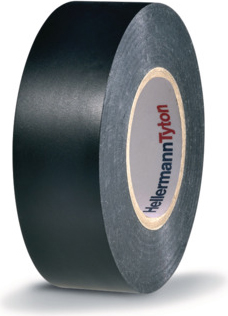HellermannTyton PVC Isolierband 15-19x20 schwarz HTAPE-FLEX15-19x20BK