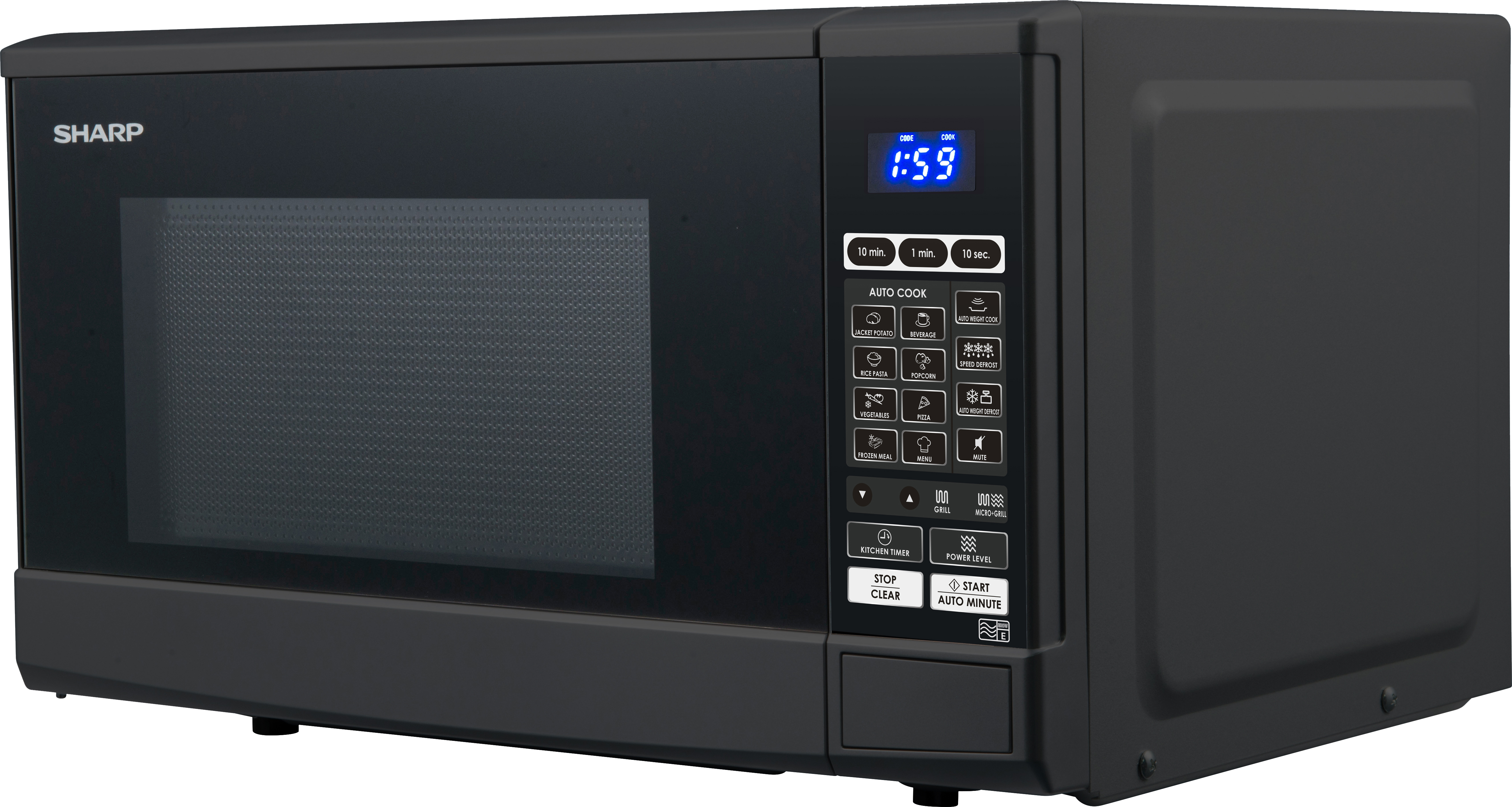 Vestel DE Mikrowelle 2in1 20L 800/1000W,sw R670BK