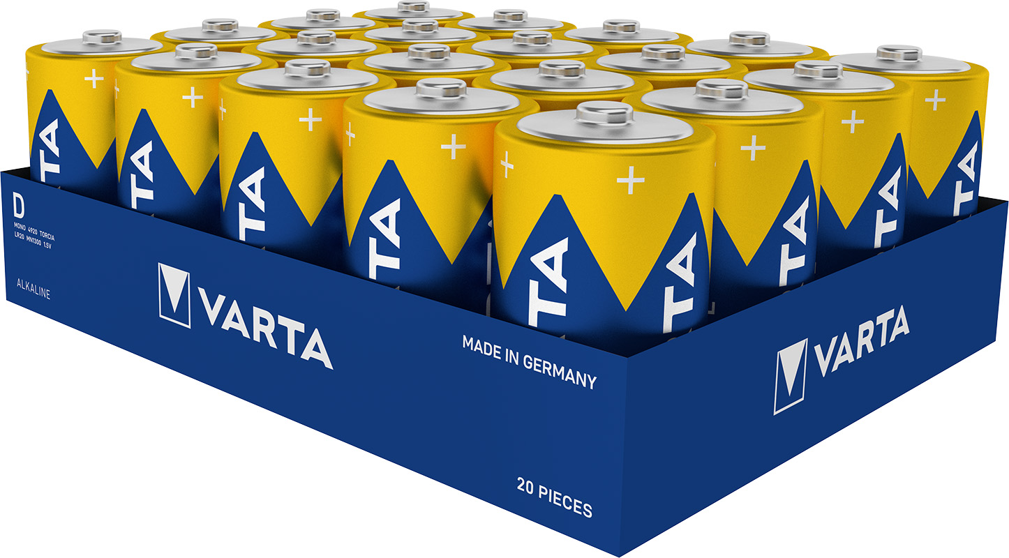 20 STK Varta Cons.Varta Batterie Longl.Power D Mono, R20, Al-Mn 4920 Stk.1
